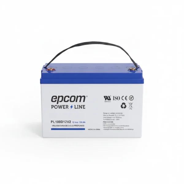 Epcom bateria-pl100d12v2-epcom · Vista-Frontal Epcom bateria-pl100d12v2-epcom · Vista-Frontal