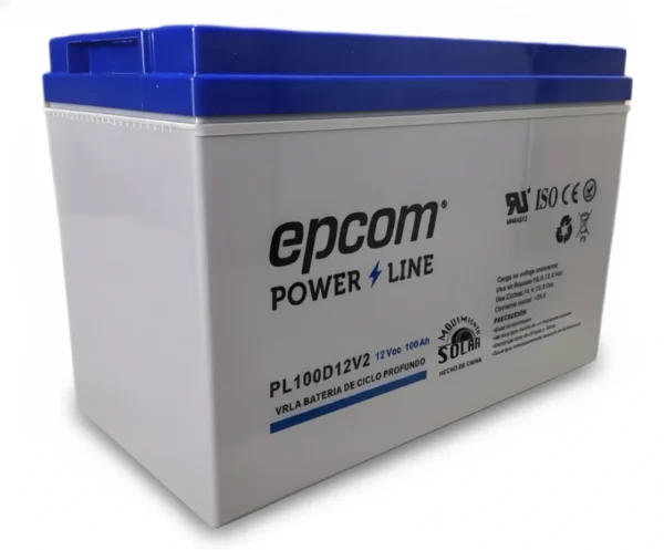 Epcom bateria-pl100d12v2-epcom · Vista-Lateral Epcom bateria-pl100d12v2-epcom · Vista-Lateral