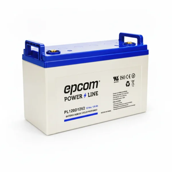 epcom bateria-pl120d12v2-epcom · Vista-Lateral