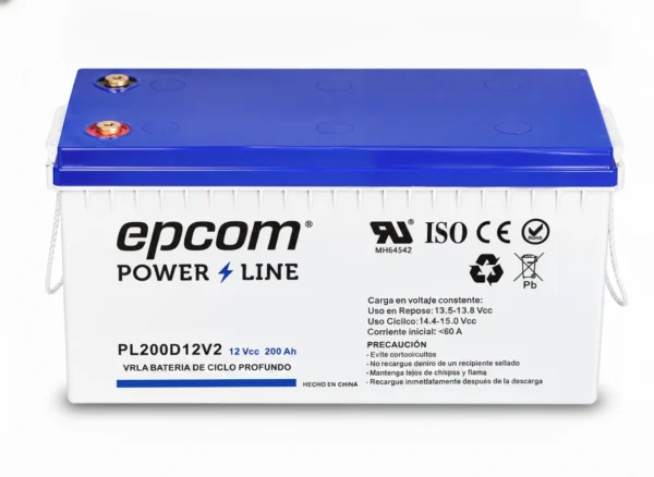 epcom bateria-pl200d12v2-epcom · Vista-Frontal epcom bateria-pl200d12v2-epcom · Vista-Frontal