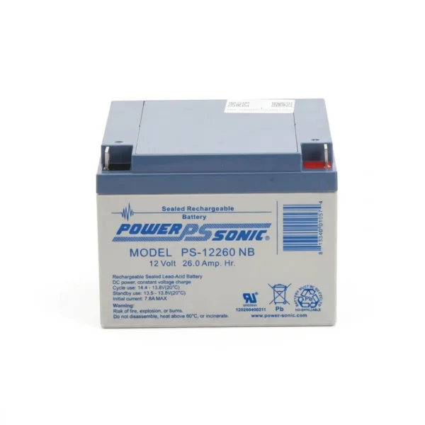 PBU bateria-ps-12260-power-sonic · Vista-Frontal