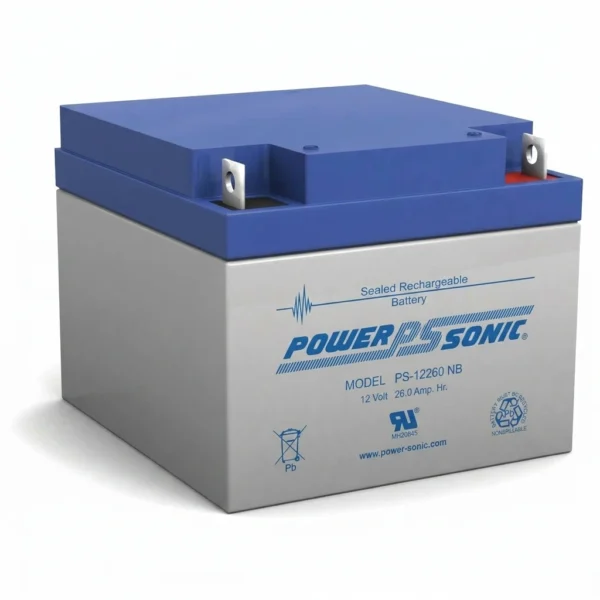 PBU bateria-ps-12260-power-sonic · Vista-Lateral