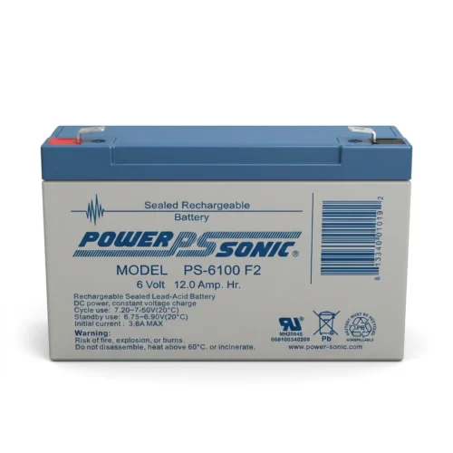 PBU bateria-ps-6100-power-sonic · Vista-Frontal