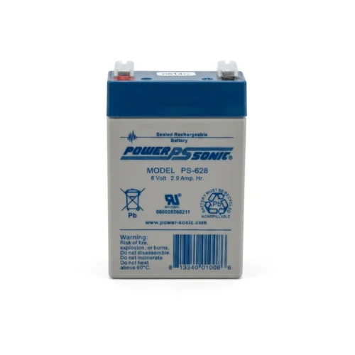 PBU bateria-ps-628-power-sonic · Vista-Frontal