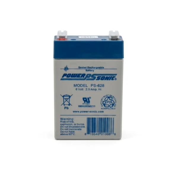 PBU bateria-ps-628-power-sonic · Vista-Frontal PBU bateria-ps-628-power-sonic · Vista-Frontal