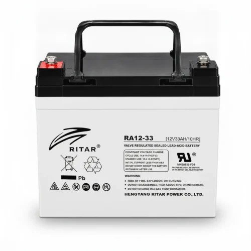 Ritar bateria-ra12-33-ritar · Vista-Frontal
