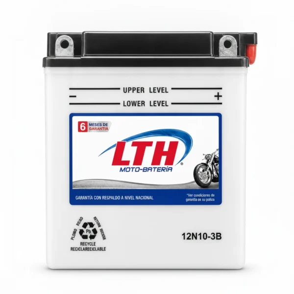 LTH motobaterias-12n10-3b-lth · Vista-Frontal