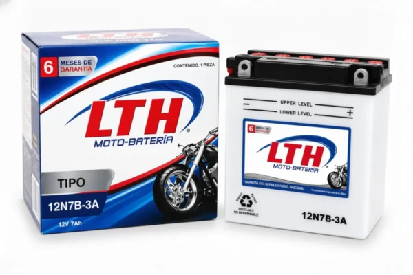 LTH motobaterias-12n7b-3a-lth · Vista-Lateral