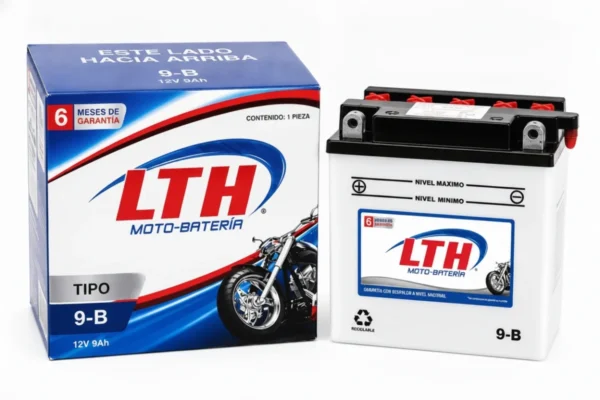 LTH motobaterias-9-b-lth · Vista-Lateral LTH motobaterias-9-b-lth · Vista-Lateral