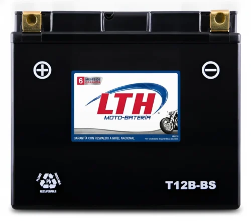 LTH motobaterias-t12b-bs-lth · Vista-Frontal