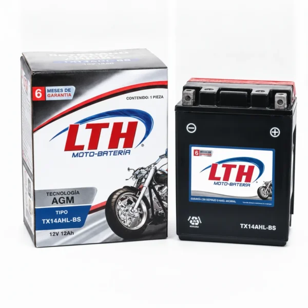 LTH motobaterias-tx14ahl-bs-lth · Vista-Lateral