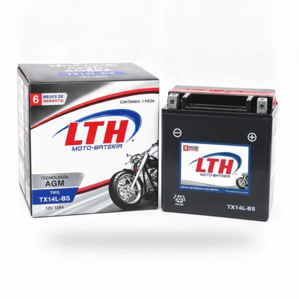 LTH motobaterias-tx14l-bs-lth · Vista-Lateral