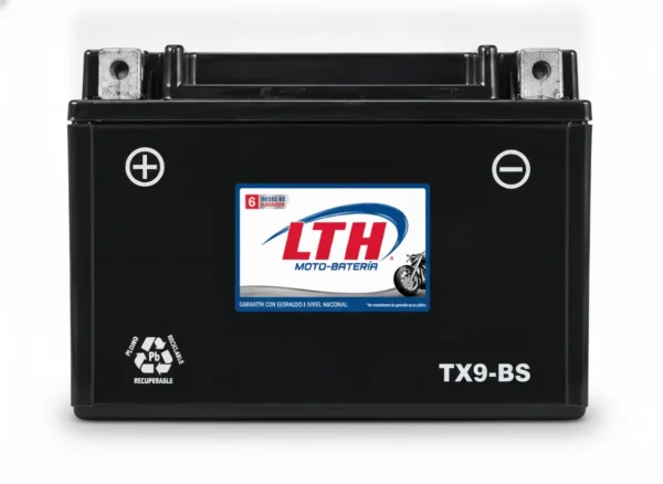 LTH motobaterias-tx9-bs-lth · Vista-Frontal