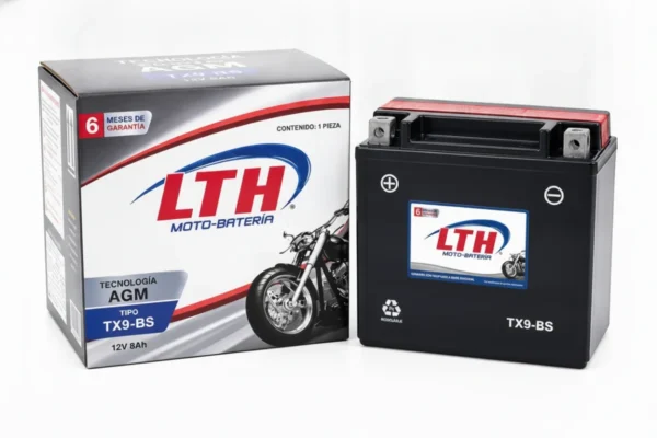 LTH motobaterias-tx9-bs-lth · Vista-Lateral