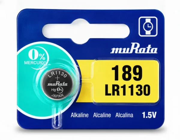 Murata Electronics pilas-lr1130-murata-electronics · Vista-Frontal