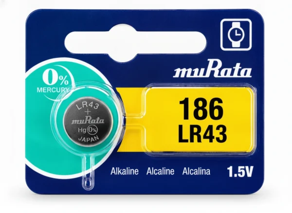 Murata Electronics pilas-lr43-murata-electronics · Vista-Frontal