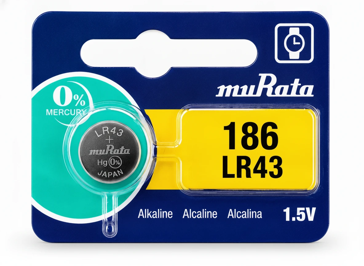 Murata Electronics pilas-lr43-murata-electronics · Vista-Frontal