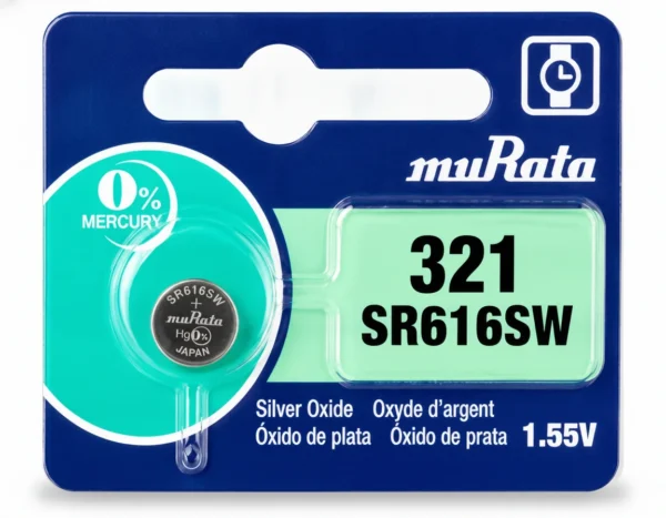 Murata Electronics pilas-sr616sw-murata-electronics · Vista-Frontal
