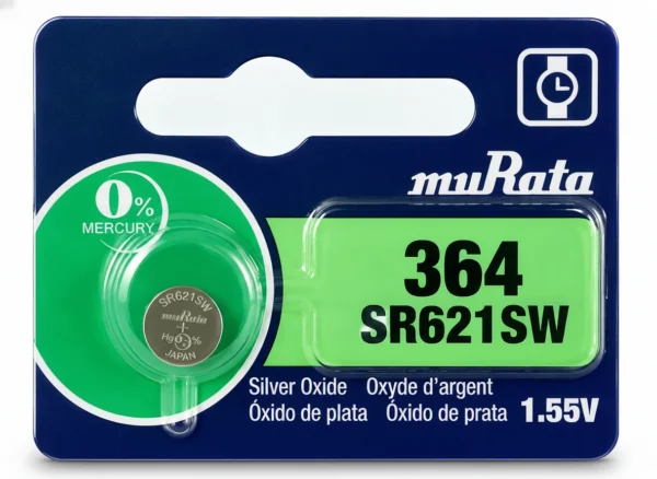 muRata pilas-sr621-murata · Vista-Frontal